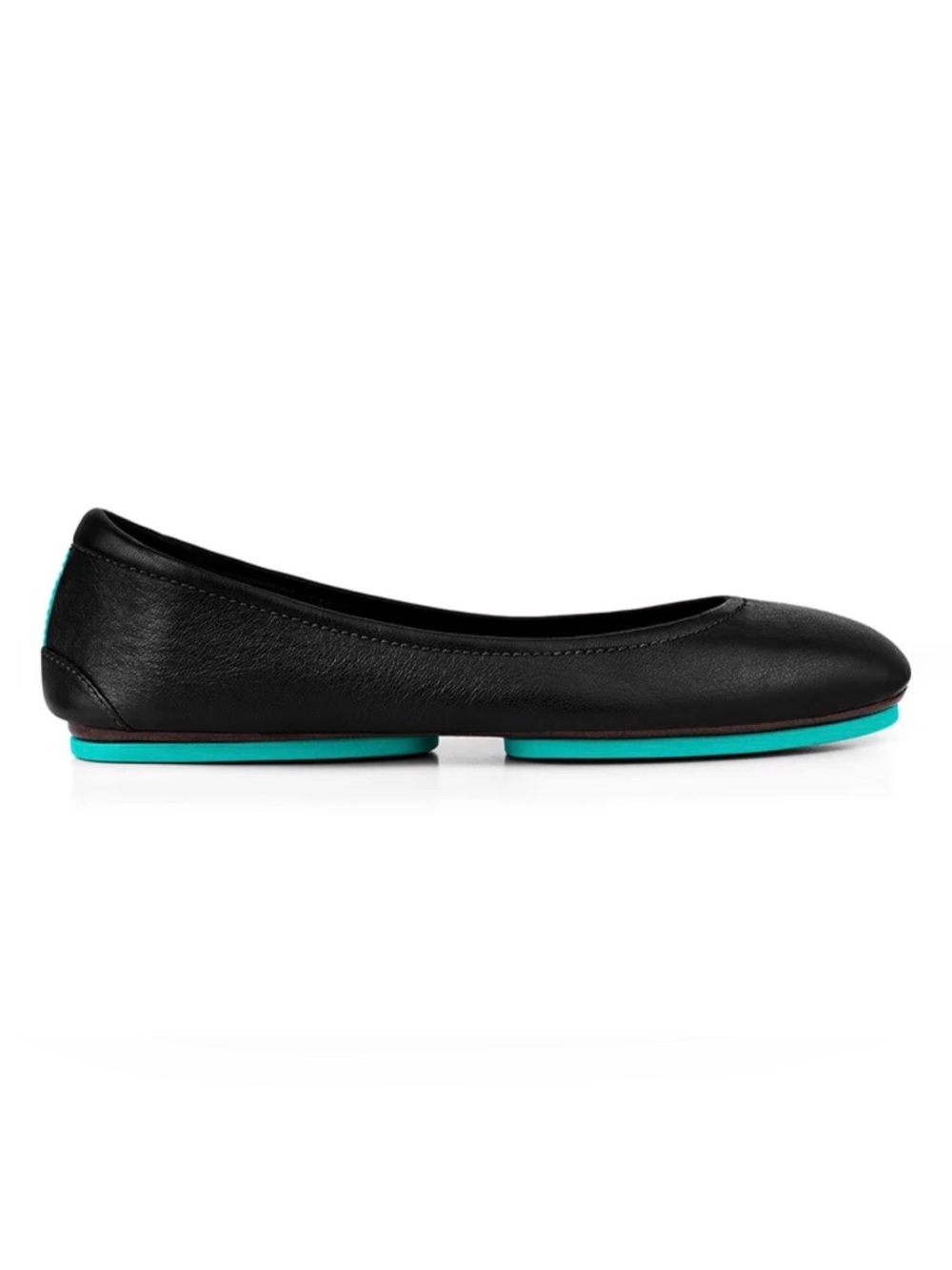 Tieks by Gavrieli Matte Black Leather Foldable Ballet Flats Shoes Size 6 Classic